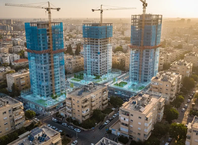 התחדשות עירונית — מתחם בבנייה